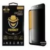 IDOL 1991 PRIVACY ANTISPY TEMPERED GLASS SAMSUNG A13 5G A136U 5G 6.5in 9H 0.25mm SEMI CURVED FULL GLUE BLACK