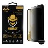 IDOL 1991 PRIVACY ANTISPY TEMPERED GLASS SAMSUNG S22 PLUS 5G 6.6in 9H 0.25mm SEMI CURVED FULL GLUE BLACK
