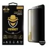 IDOL 1991 PRIVACY ANTISPY TEMPERED GLASS SAMSUNG S22 PLUS 5G 6.6in 9H 0.25mm SEMI CURVED FULL GLUE BLACK