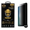 IDOL 1991 PRIVACY ANTISPY TEMPERED GLASS XIAOMI MI 11i 6.67in 9H 0.25mm SEMI CURVED FULL GLUE BLACK