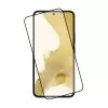IDOL 1991 GLAMOUR TEMPERED GLASS SAMSUNG S22 PLUS 5G 6.6in 9H 0.30mm FULL COVER 3D EDGE GLUE FINGER UNLOCK BLACK