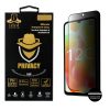 IDOL 1991 PRIVACY ANTISPY TEMPERED GLASS XIAOMI REDMI 12C 6.71in 9H 0.25mm SEMI CURVED FULL GLUE BLACK