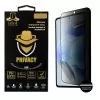IDOL 1991 PRIVACY ANTISPY TEMPERED GLASS XIAOMI REDMI NOTE 12 PRO 5G 6.67in 9H 0.25mm SEMI CURVED FULL GLUE BLACK