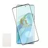 IDOL 1991 GLAMOUR TEMPERED GLASS HONOR MAGIC 5 LITE 5G 6.67in 9H 0.30mm FULL COVER 3D FULL GLUE FINGER UNLOCK BLACK+SQUEEZY CARD