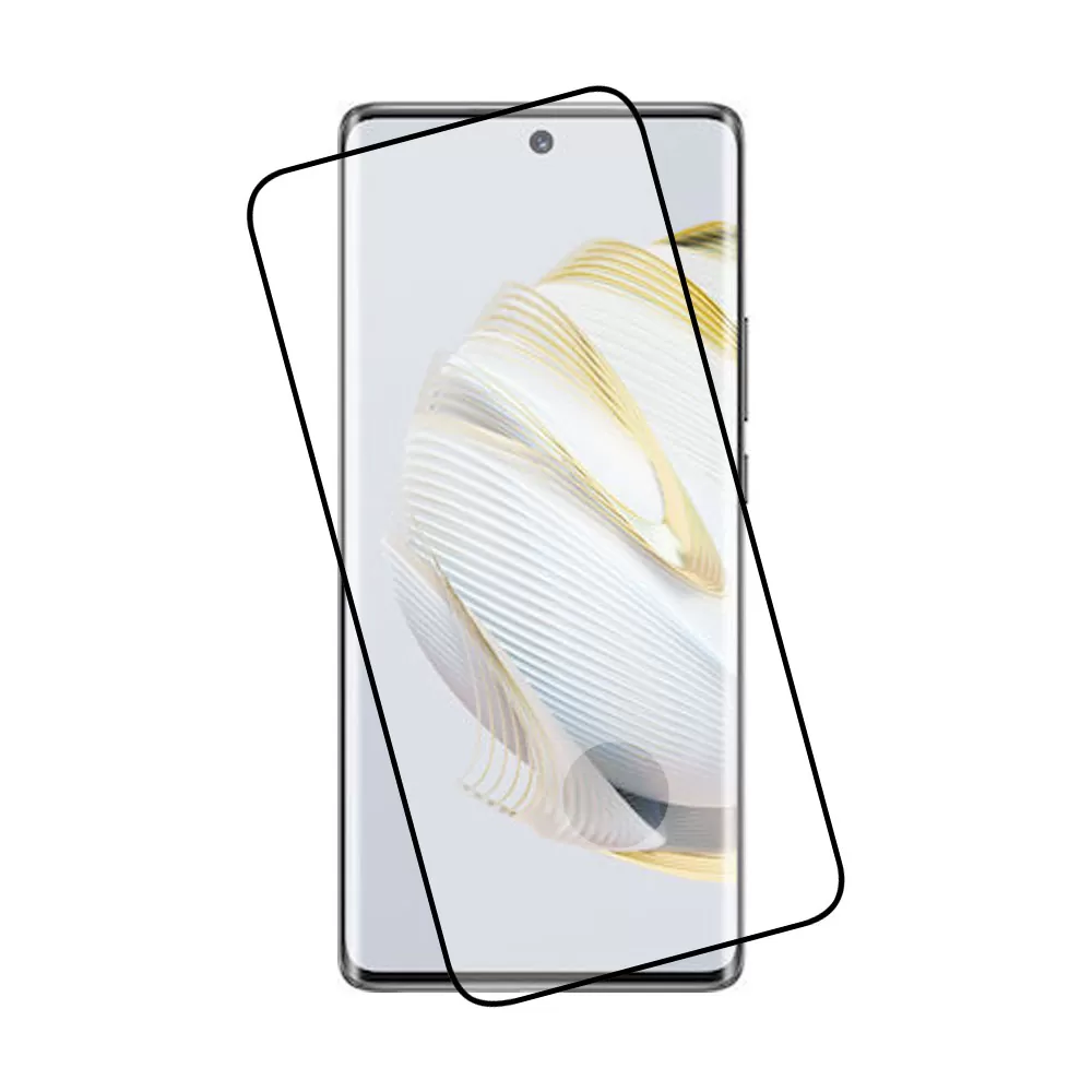 IDOL 1991 GLAMOUR TEMPERED GLASS HUAWEI NOVA 10 6.67in 9H 0.30mm FULL COVER 3D EDGE GLUE FINGER UNLOCK BLACK