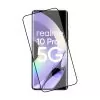 IDOL 1991 GLAMOUR TEMPERED GLASS REALME 10 PRO+ 5G 6.7in 9H 0.30mm FULL COVER 3D EDGE GLUE FINGER UNLOCK BLACK