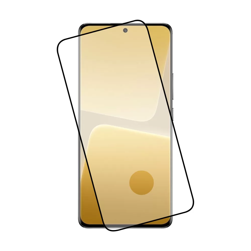 IDOL 1991 GLAMOUR TEMPERED GLASS XIAOMI 13 PRO 5G 6.73in 9H 0.30mm FULL COVER 3D EDGE GLUE FINGER UNLOCK BLACK