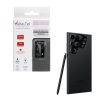 VOLTE-TEL CAMERA GLASS COVER SAMSUNG S23 ULTRA 5G S918 6.8in 9H 0.30MM 3D ALUMINIUM-ELECTROPLATING FRAME BLACK
