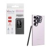 VOLTE-TEL CAMERA GLASS COVER SAMSUNG S23 ULTRA 5G S918 6.8in 9H 0.30MM 3D ALUMINIUM-ELECTROPLATING FRAME PURPLE