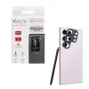 VOLTE-TEL CAMERA GLASS COVER SAMSUNG S23 ULTRA 5G S918 6.8in 9H 0.30MM 3D ALUMINIUM-ELECTROPLATING FRAME PURPLE