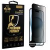 IDOL 1991 PREMIUM PRIVACY ANTISPY TEMPERED GLASS IPHONE 15 6.1in 9H 0.25mm SEMI CURVED FULL GLUE BLACK