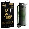 IDOL 1991 PREMIUM PRIVACY ANTISPY TEMPERED GLASS IPHONE 15 PLUS 6.7in 9H 0.25mm SEMI CURVED FULL GLUE BLACK