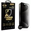 IDOL 1991 PREMIUM PRIVACY ANTISPY TEMPERED GLASS IPHONE 15 PRO 6.1in 9H 0.25mm SEMI CURVED FULL GLUE BLACK