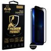 IDOL 1991 PREMIUM PRIVACY ANTISPY TEMPERED GLASS IPHONE 13 PRO MAX 6.7in 9H 0.25mm SEMI CURVED FULL GLUE BLACK
