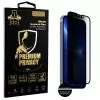 IDOL 1991 PREMIUM PRIVACY ANTISPY TEMPERED GLASS IPHONE 13 PRO MAX 6.7in 9H 0.25mm SEMI CURVED FULL GLUE BLACK