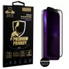 IDOL 1991 PREMIUM PRIVACY ANTISPY TEMPERED GLASS IPHONE 13 PRO/IPHONE 13 6.1in 9H 0.25mm SEMI CURVED FULL GLUE BLACK