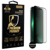 IDOL 1991 PREMIUM PRIVACY ANTISPY TEMPERED GLASS IPHONE 14 PRO MAX 6.7in 9H 0.25mm SEMI CURVED FULL GLUE BLACK