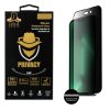 IDOL 1991 PRIVACY ANTISPY TEMPERED GLASS IPHONE 14 PRO 6.1in 9H 0.25mm SEMI CURVED FULL GLUE BLACK