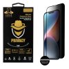 IDOL 1991 PRIVACY ANTISPY TEMPERED GLASS IPHONE 14 PLUS 6.7in 9H 0.25mm SEMI CURVED FULL GLUE BLACK