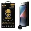 IDOL 1991 PRIVACY ANTISPY TEMPERED GLASS IPHONE 14 PLUS 6.7in 9H 0.25mm SEMI CURVED FULL GLUE BLACK