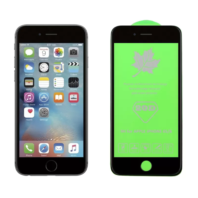 IDOL 1991 TEMPERED GLASS IPHONE 6S/6 4.7in 9H 0.25mm 20D FULL GLUE SEMI CURVED BLACK
