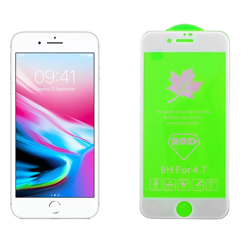 IDOL 1991 TEMPERED GLASS IPHONE SE 2020/IPHONE 8/7 4.7in 9H 0.25mm 20D FULL GLUE WHITE