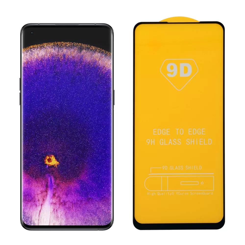 IDOL 1991 SPECIAL TEMPERED GLASS OPPO FIND X5 LITE 6.43in 9H 0.25mm 9D FULL GLUE SEMI CURVED BLACK