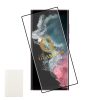 IDOL 1991 GLAMOUR TEMPERED GLASS SAMSUNG S22 ULTRA 5G 6.8in 9H 0.30mm FULL COVER 3D FULL GLUE FINGER UNLOCK BLACK + SQUEEZY CARD