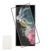 IDOL 1991 GLAMOUR TEMPERED GLASS SAMSUNG S22 ULTRA 5G 6.8in 9H 0.30mm FULL COVER 3D FULL GLUE FINGER UNLOCK BLACK + SQUEEZY CARD