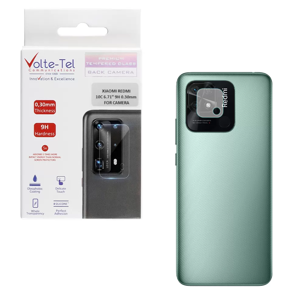 VOLTE-TEL CAMERA TEMPERED GLASS XIAOMI REDMI 10C 6.71in 9H 0.30mm