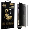 IDOL 1991 PREMIUM PRIVACY ANTISPY TEMPERED GLASS SAMSUNG S24 ULTRA 5G 6.8in 9H 0.25mm SEMI CURVED FULL GLUE BLACK