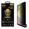 IDOL 1991 PRIVACY ANTISPY TEMPERED GLASS SAMSUNG A15 4G A155/A15 5G A156 6.4in 9H 0.25mm SEMI CURVED FULL GLUE BLACK