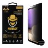 IDOL 1991 PRIVACY ANTISPY TEMPERED GLASS SAMSUNG A35 5G 6.6in 9H 0.25mm SEMI CURVED FULL GLUE BLACK