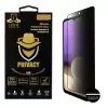 IDOL 1991 PRIVACY ANTISPY TEMPERED GLASS SAMSUNG A35 5G 6.6in 9H 0.25mm SEMI CURVED FULL GLUE BLACK