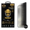 IDOL 1991 PRIVACY ANTISPY TEMPERED GLASS SAMSUNG S24 PLUS 5G 6.7in 9H 0.25mm 3D SEMI CURVED EDGE GLUE FINGER UNLOCK BLACK