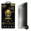 IDOL 1991 PRIVACY ANTISPY TEMPERED GLASS SAMSUNG S24 PLUS 5G 6.7in 9H 0.25mm 3D SEMI CURVED EDGE GLUE FINGER UNLOCK BLACK