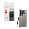 VOLTE-TEL CAMERA GLASS COVER SAMSUNG S24 ULTRA 5G S928 6.8in 9H 0.30MM 3D ALUMINIUM-ELECTROPLATING FRAME SILVER