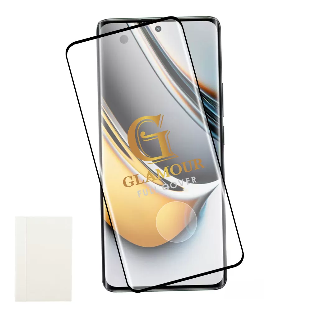 IDOL 1991 GLAMOUR TEMPERED GLASS REALME 11 PRO 5G/11 PRO PLUS 5G 6,7in9H 0.30mm FULL COVER3D FULL GLUE FINGERUNLOCK BLACK+SQUEEZ