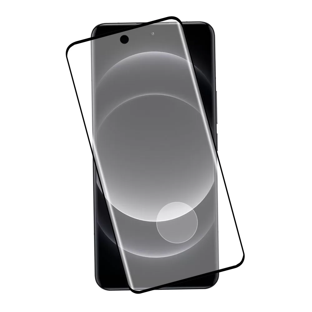 IDOL 1991 GLAMOUR TEMPERED GLASS XIAOMI 14 ULTRA 5G 6.73in 9H 0.30mm FULL COVER 3D EDGE GLUE FINGER UNLOCK BLACK
