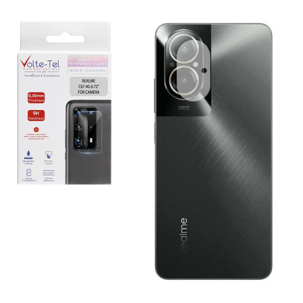 VOLTE-TEL CAMERA TEMPERED GLASS REALME C67 4G 6.72in 9H 0.30mm
