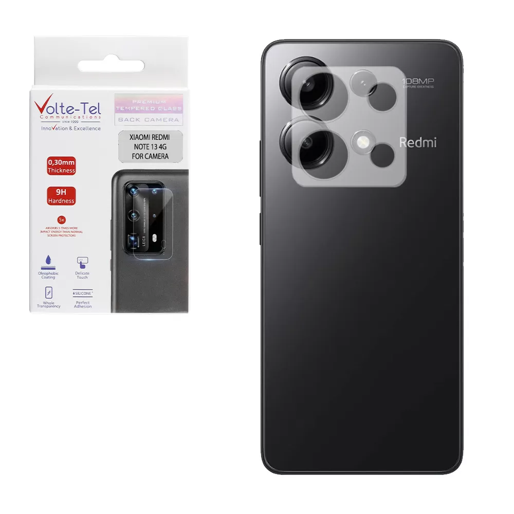 VOLTE-TEL CAMERA TEMPERED GLASS XIAOMI REDMI NOTE 13 4G 6.67in 9H 0.30mm