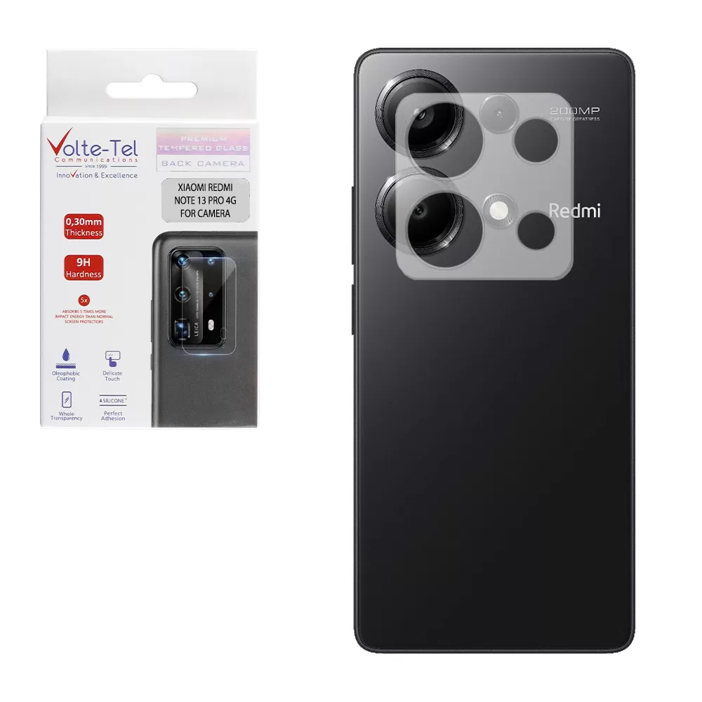 VOLTE-TEL CAMERA TEMPERED GLASS XIAOMI REDMI NOTE 13 PRO 4G 6.67in 9H 0.30mm