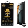IDOL 1991 PRIVACY ANTISPY TEMPERED GLASS XIAOMI REDMI A3 4G/A3X 4G 6.71in 9H 0.25mm SEMI CURVED FULL GLUE BLACK