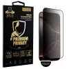 IDOL 1991 PREMIUM PRIVACY ANTISPY TEMPERED GLASS IPHONE 16 PRO MAX 6.9in 9H 0.25mm SEMI CURVED FULL GLUE BLACK