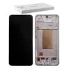 SAMSUNG A36 5G A366 ΟΘΟΝΗ AMOLED +TOUCH SCREEN + LENS + FRAME GH82-36841D LAVENDER ORIGINAL SERVICE PACK