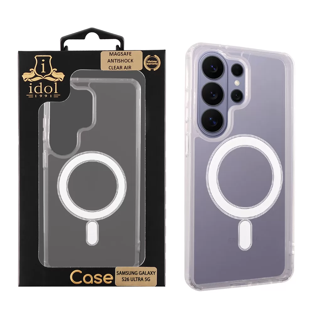 IDOL 1991 MAGSAFE ANTISHOCK CLEAR AIR TPU1 ΘΗΚΗ SAMSUNG GALAXY S26 ULTRA 5G 6.9" BACK COVER  CAMERA GUARD ΔΙΑΦΑΝΗ