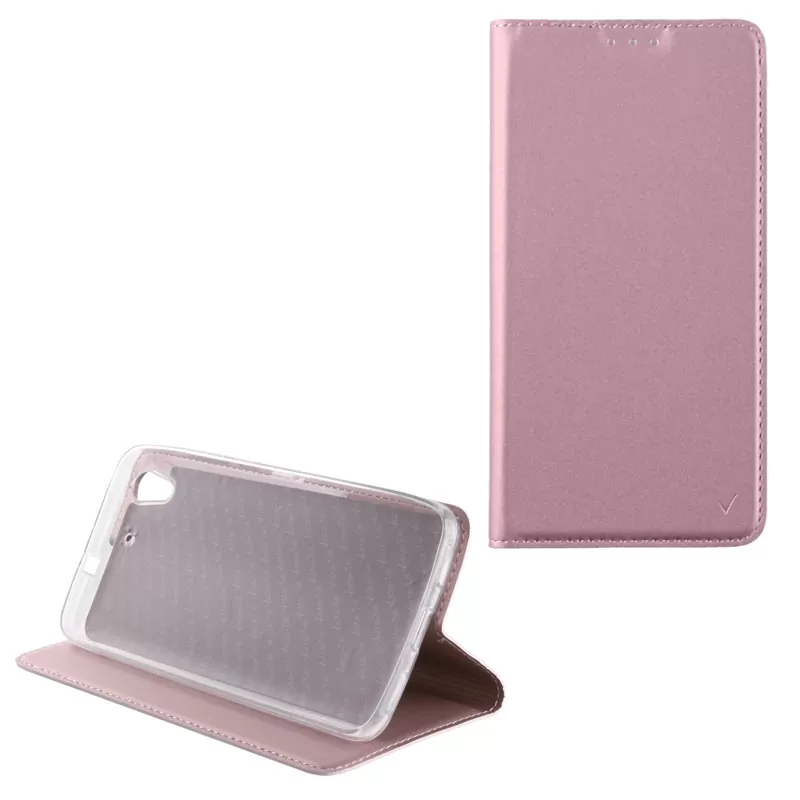 VOLTE-TEL MAGNET BOOK STAND ΘΗΚΗ XIAOMI REDMI 4X 5.0in ROSE-GOLD