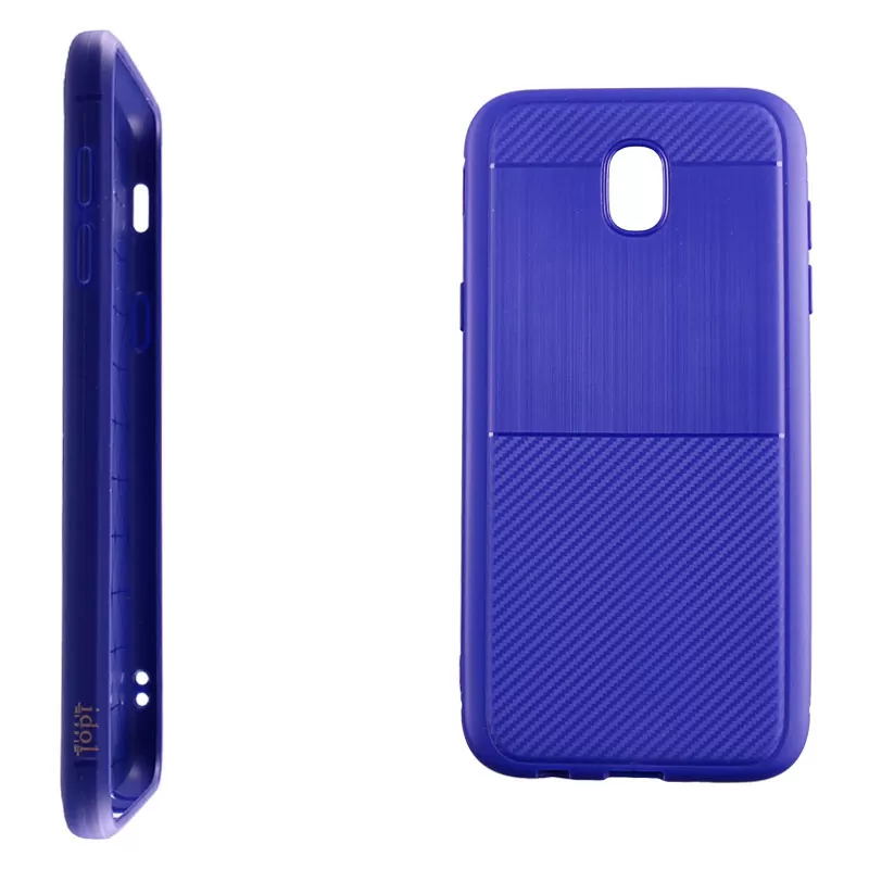 IDOL 1991 CARBON TPU ΘΗΚΗ SAMSUNG J3 2017 J330 5.0in  BLUE