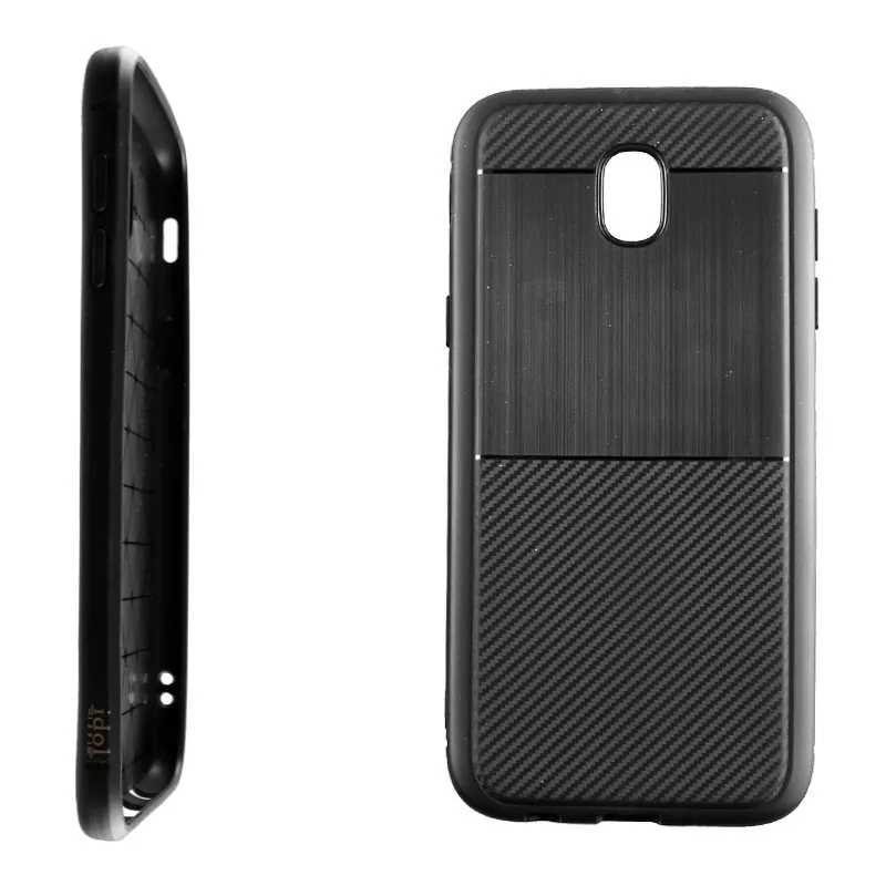 IDOL 1991 CARBON TPU ΘΗΚΗ SAMSUNG J7 2017 J730 5.5in  BLACK