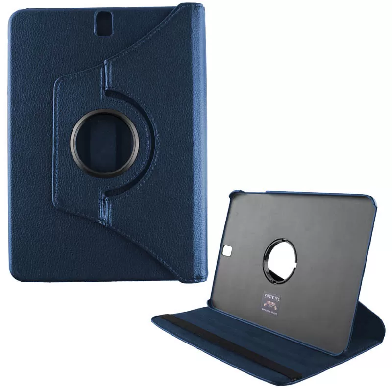 VOLTE-TEL LEATHER BOOK ROTATING STAND ΘΗΚΗ SAMSUNG TAB A 2017 T385 8in BLUE